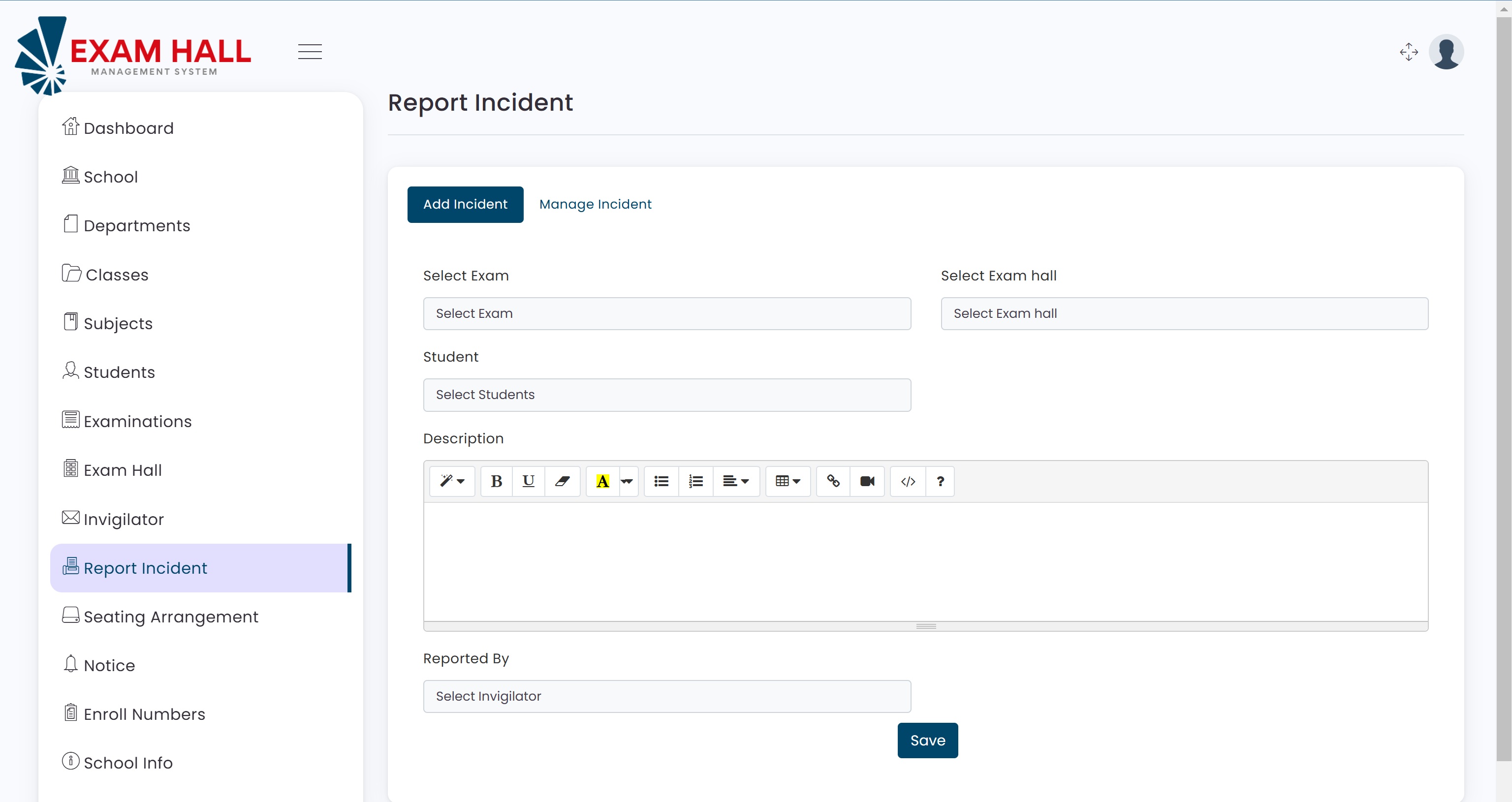 Best Exam Hall Management System Project In Php With Source Code